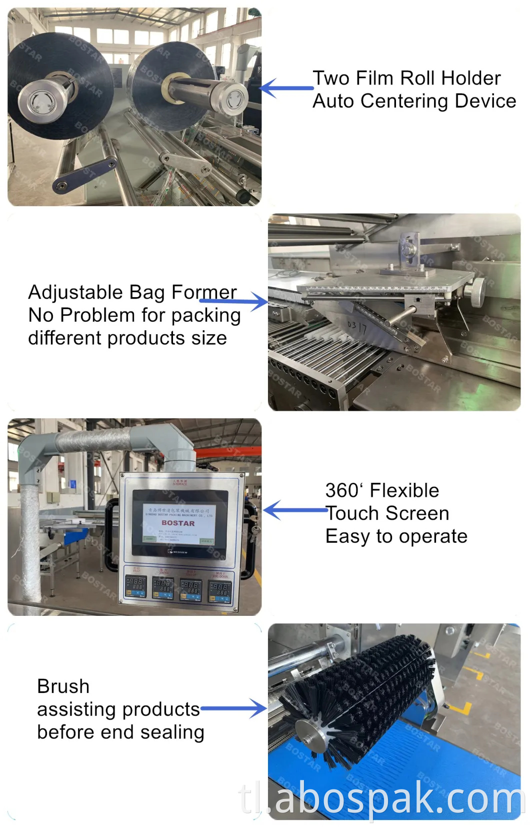 Awtomatikong Popsicle Food Wrapping Packaging Machine